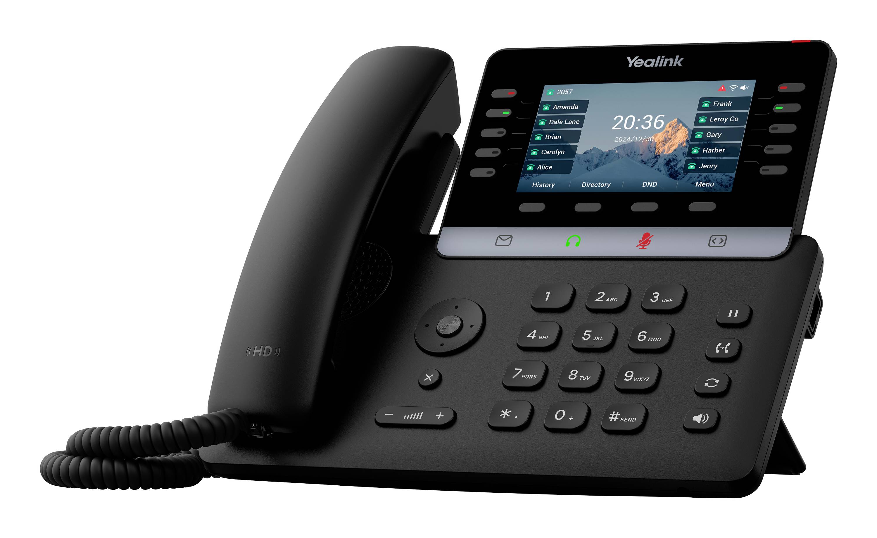 Yealink SIP-T74U systémový telefón, VoIP čierna-2