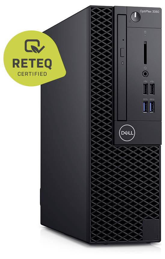 Dell OptiPlex 3060 stolný počítač s odsúťaženou ašpirácou RETEQ Certified.