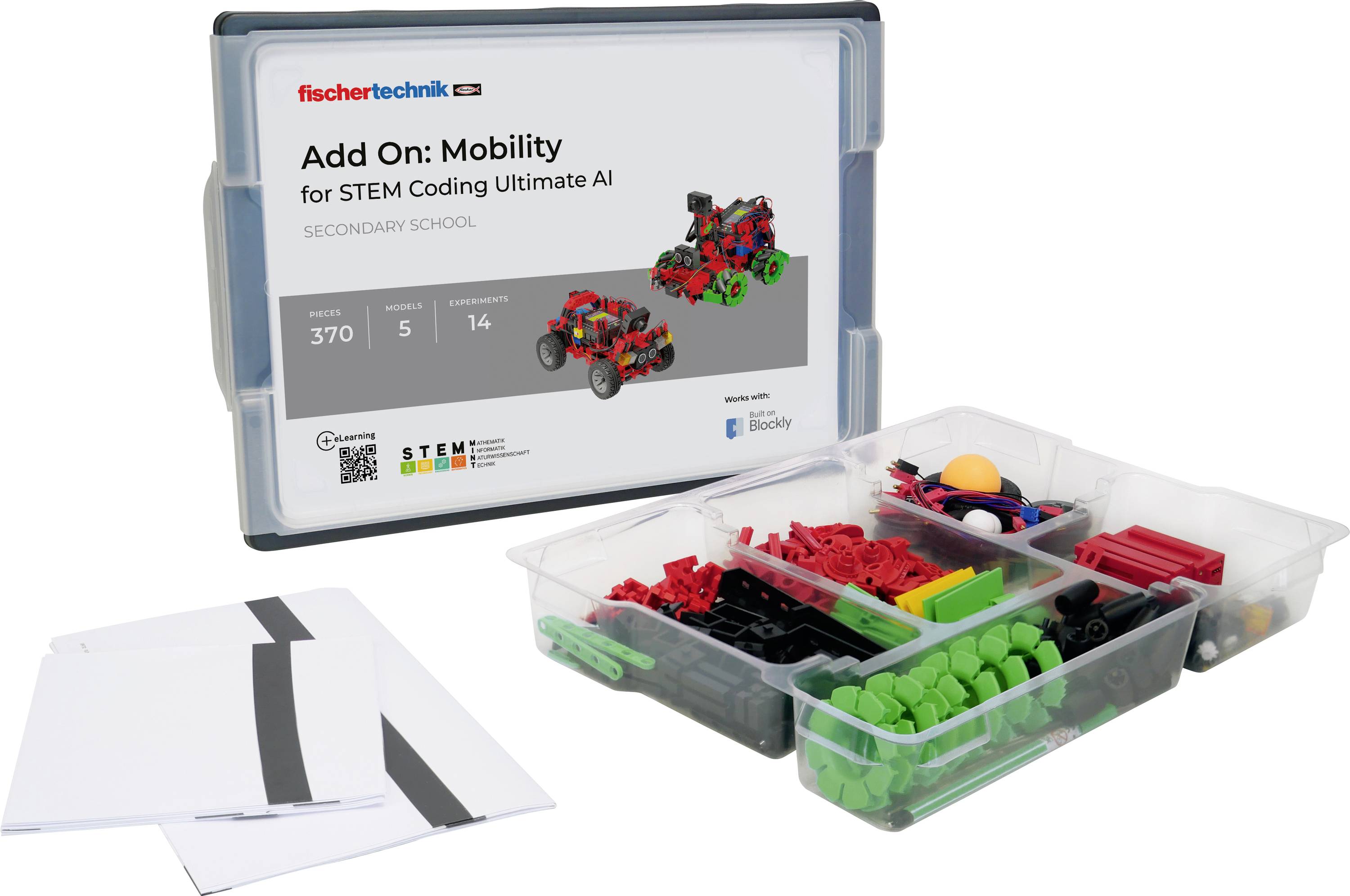 fischertechnik SC Ultimate AI Add On: Mobility MINT Robotics doplnková sada doplňovacia sada 2-4 žiaci