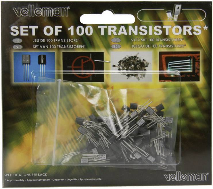 Whadda Assortiment met 100 transistors