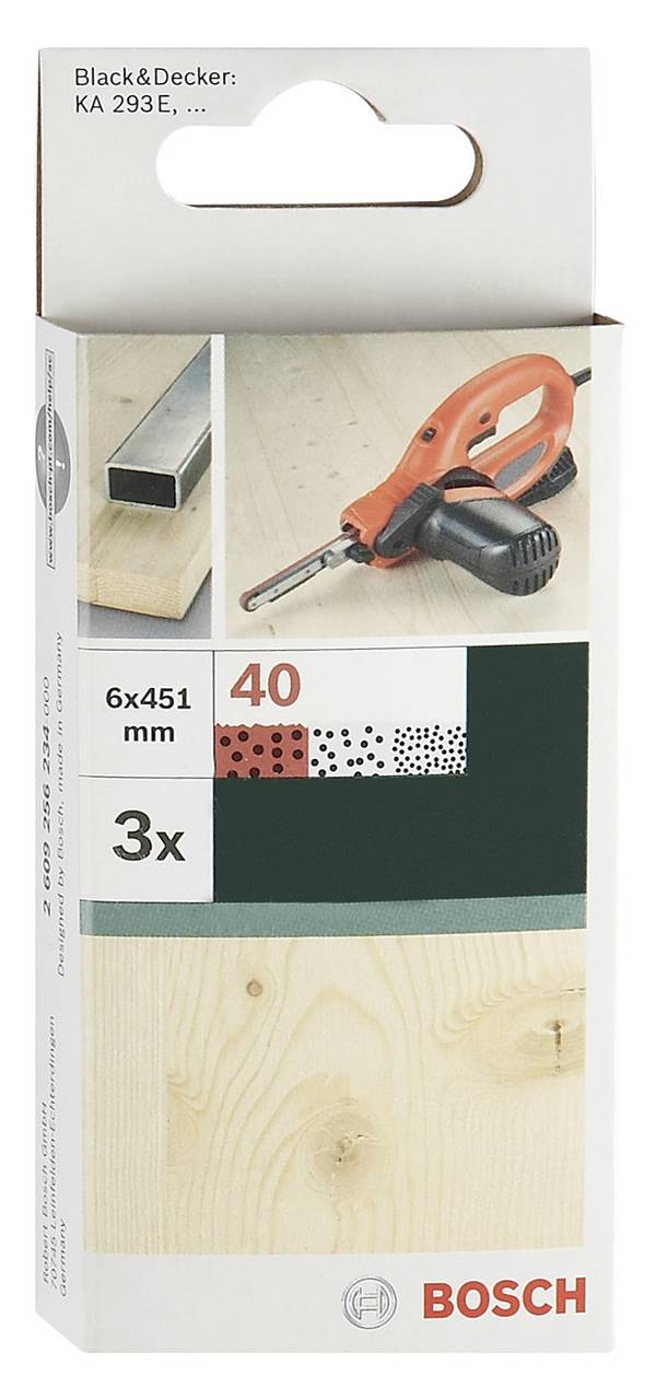 Bosch Accessories  2609256236 brúsny pás  Zrnitosť 120  (d x š) 451 mm x 6 mm 3 ks