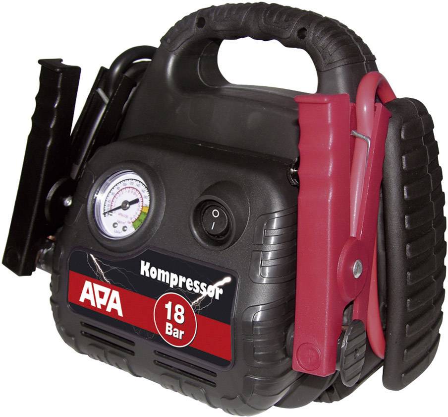 APA Sistema di accensione rapido Powerpack 16540 Corrente davviamento ausiliaria (12 V)=250 A 1 x Uscita 12V , Compressore, Indicatore livello di cari
