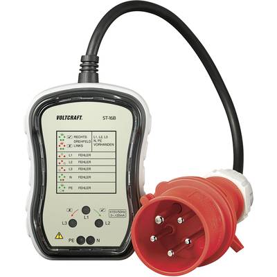 VOLTCRAFT ST-16B tester zásuviek, optické