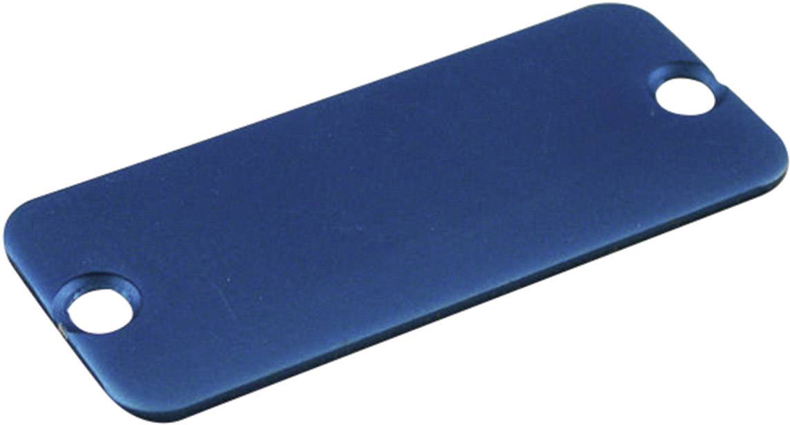Hammond Electronics 1455NALBU-10 1455NALBU-10 End plate Aluminium Blauw 1 stuk(s)