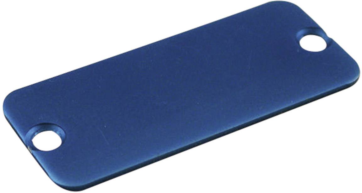 Hammond Electronics 1455PALBU-10 1455PALBU-10 End plate Aluminium Blauw 1 stuk(s)