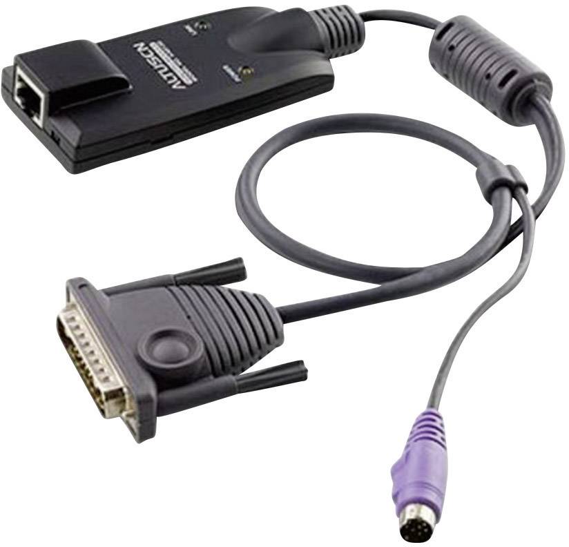 ATEN KVM adaptér [1x PS/2 zástrčka, VGA zástrčka - 1x RJ45 zásuvka] 0.40 m čierna