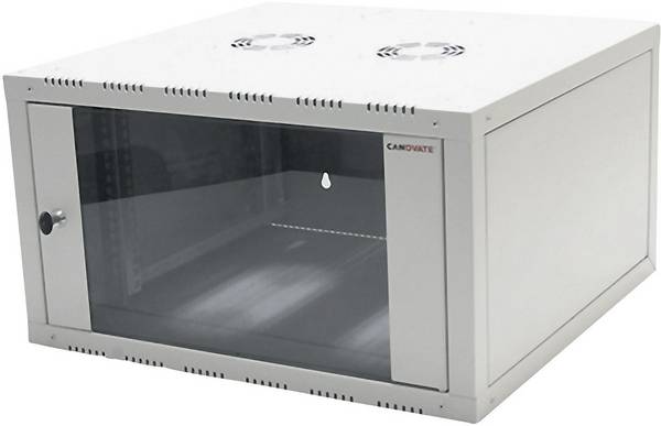 19" nástenná rozvodná skriňa LogiLink W21E66B 560 mm 21 U čierna (RAL 9005)
