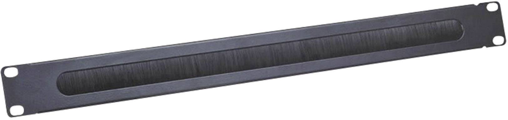 LogiLink ORCEB1B 19 pollici Pannello passacavi per armadio rack 1 U Nero