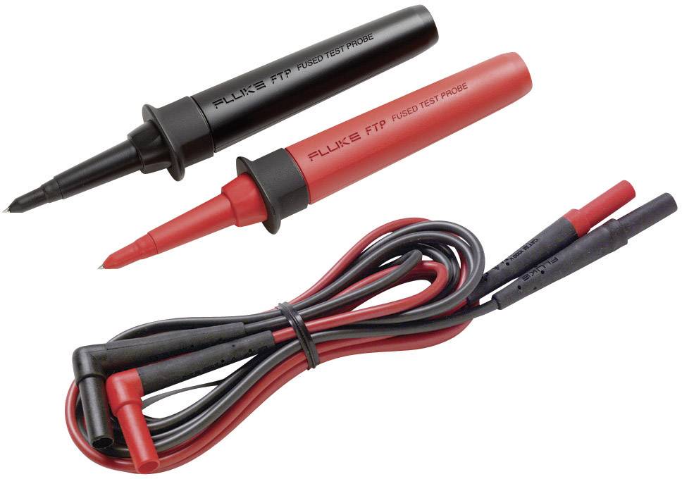 Fluke FTPL-1 KIT puntali di sicurezza Spina a banana 4 mm Spina a banana 4 mm 1.00 m Nero, Rosso 1 pz.