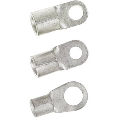 LAPP 63204075 guľaté káblové oko Prierez=1.50 mm² Ø otvoru=8.4 mm neizolované kov 100 ks