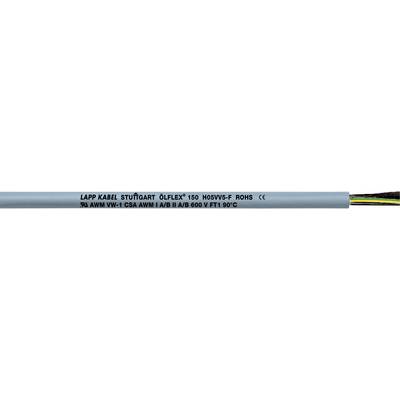 Popis na kábli: 'Lapp Kabel ÖLFLEX® CLASSIC 110'. Koniec kábla ukazuje farebné vodiče.