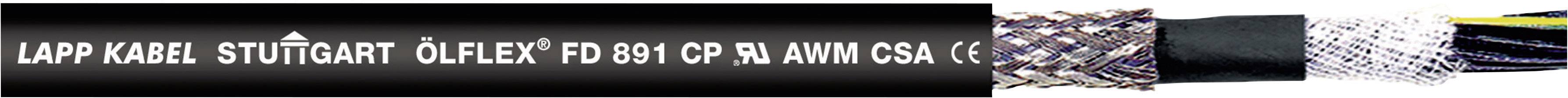 LAPP 1027325/500 Slæbekædekabel ÖLFLEX® FD 891 CY 25 G 1.5 mm² Sort 500 m