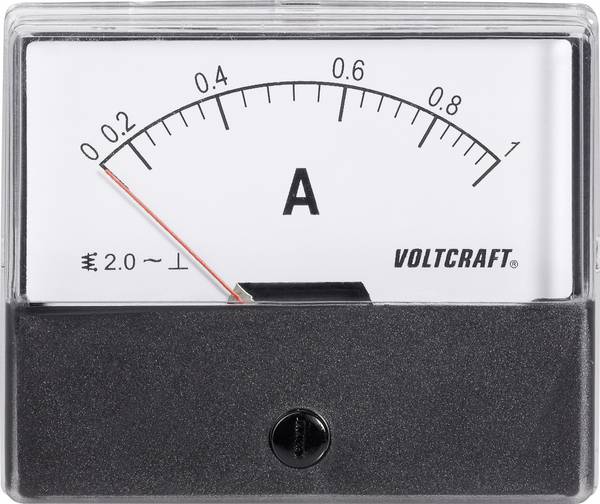VOLTCRAFT AM-70X60/1A Vstavané meracie zariadenie AM-70X60 / 1A  1 A otočný pliešok