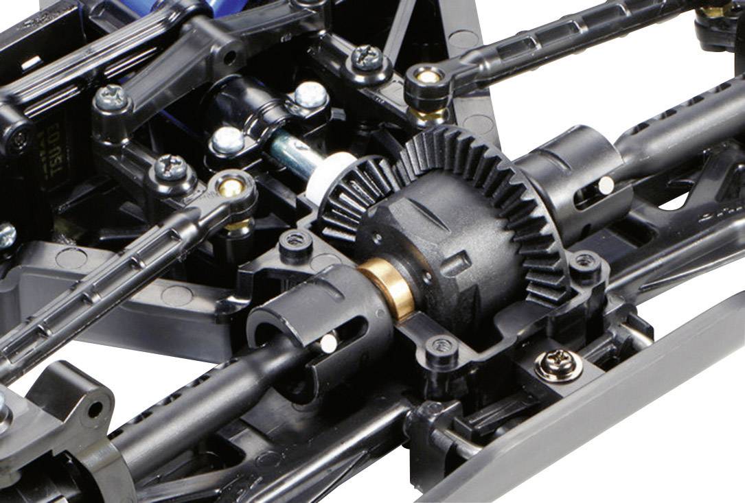 Detailný záber mechanizmu ozubeného kolesa s rôznymi kovovými a plastovými súčasťami. Vhodné pre technické aplikácie alebo modely.