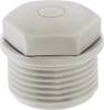 LAPP SKINDICHT WN-M 63X1,5 N/A s priepustnou membránou M63 polyetylén svetlo sivá (RAL 7035) 10 ks