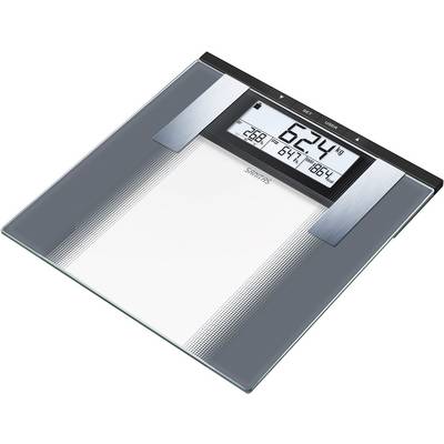 Digitálna osobná váha s veľkým displejom zobrazuje '62,4 kg'. Funkcie: váženie hmotnosti, ukladanie údajov, analýza telesných parametrov.