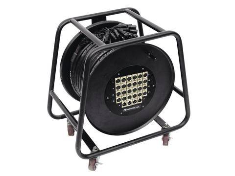 Omnitronic XLR Avvolgicavo Multicore 30.00 m Numero di ingressi:24 x Num. uscite:4 x