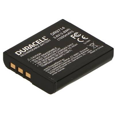 Dobíjateľná batéria Duracell, model DR9714, 3,6V/3,8Wh. Dbajte na bezpečnostné pokyny a používajte vhodný nabíjač.