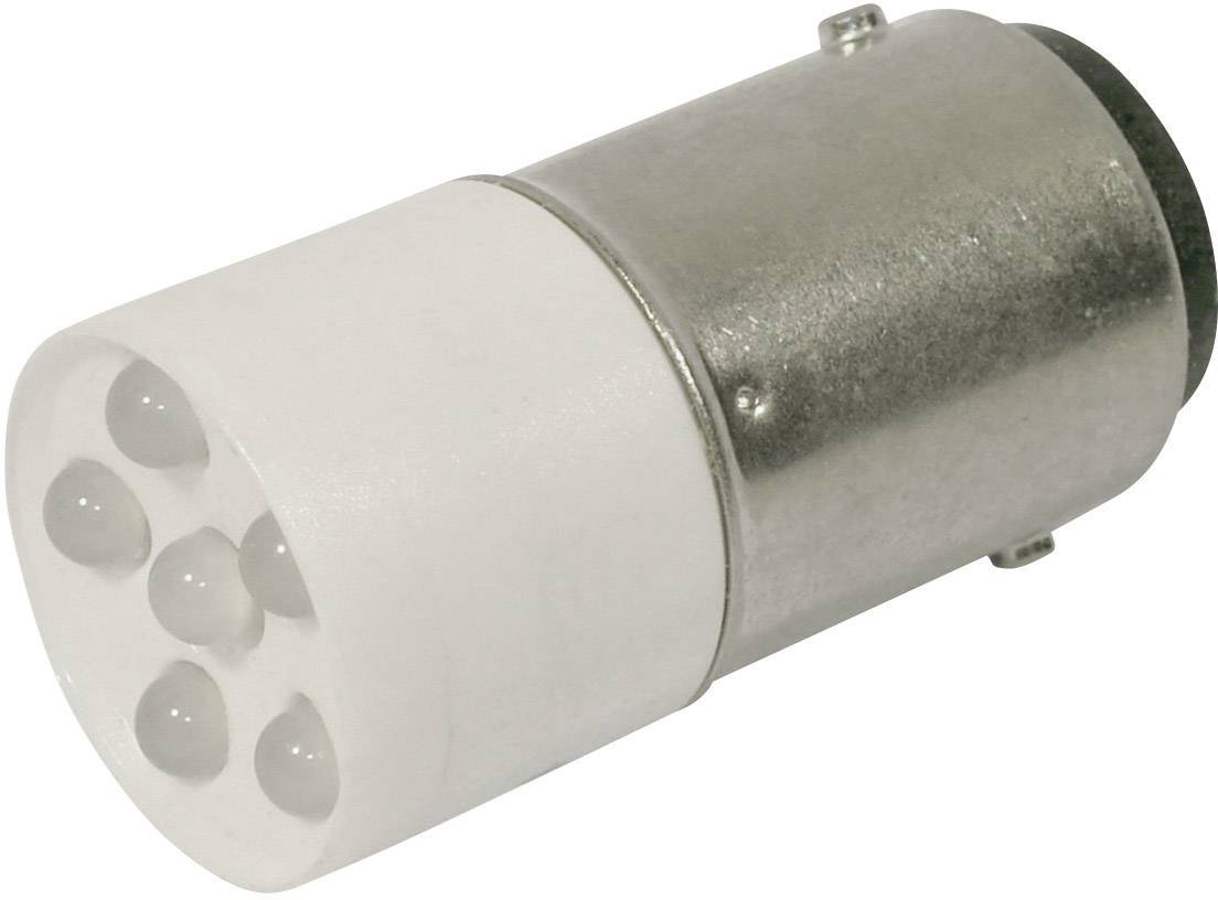 CML 1864035W3D Luce di segnalazione a LED Bianco freddo BA15d 24 V/DC, 24 V/AC 1200 mcd