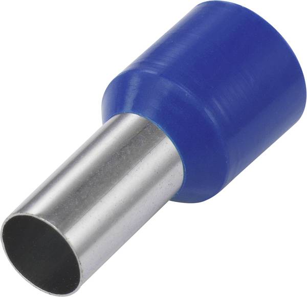 TRU COMPONENTS 1091270 dutinka 16 mm² čiastočne izolované modrá 100 ks