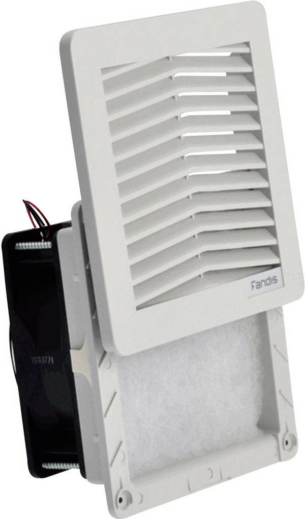 Fandis FF12D24UN ventilátor pre skriňové rozvádzače 24 V/DC, 7.4 W, (š x v x h) 150 x 150 x 65.3 mm, 1 ks