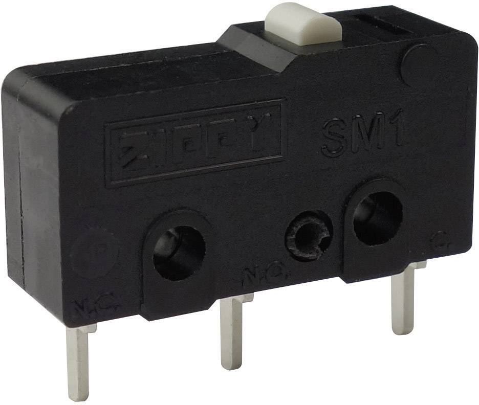 Zippy SM1-N6S-00P0-Z mikrospínač SM1-N6S-00P0-Z 250 V/AC 6 A 1x zap/(zap) bez aretácie 1 ks