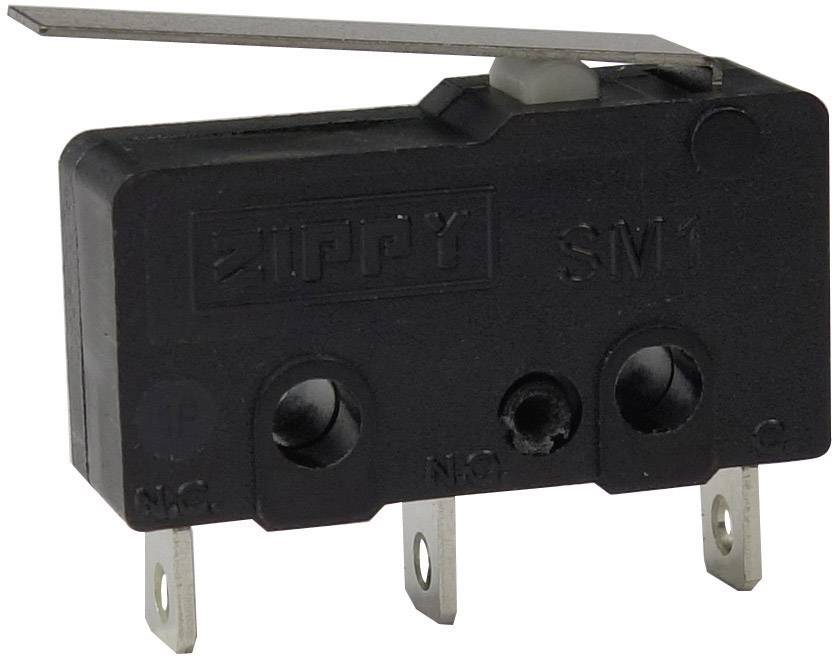 Zippy SM1-N6S-02A0-Z Microschakelaar SM1-N6S-02A0-Z 250 V/AC 6 A 1x aan/(aan) Moment 1 stuk(s)