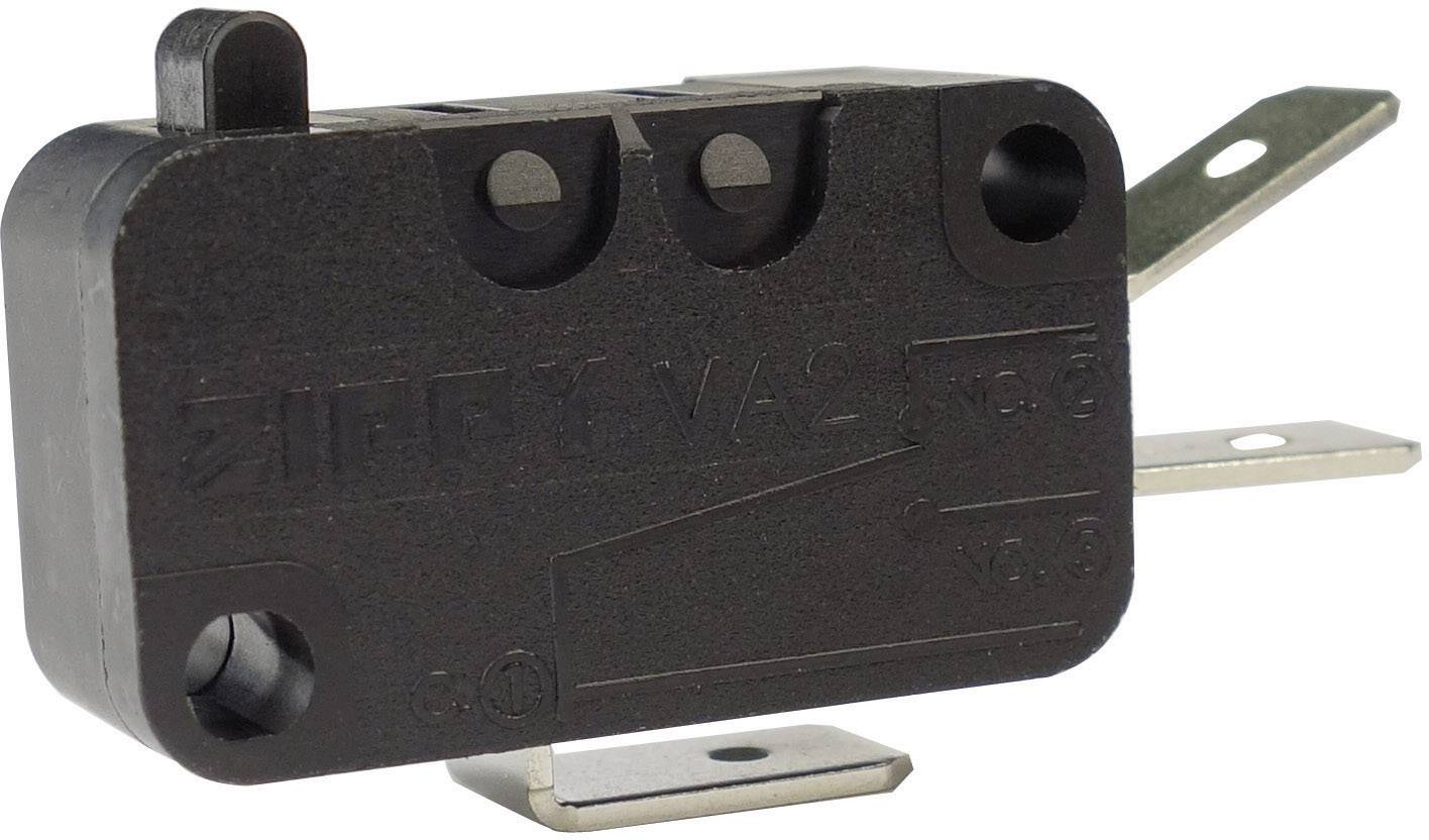 Zippy VA2-20H0-00C0-Z Microschakelaar VA2-20H0-00C0-Z 250 V/AC 20 A 1x aan/(aan) Moment 1 stuk(s) afbeelding