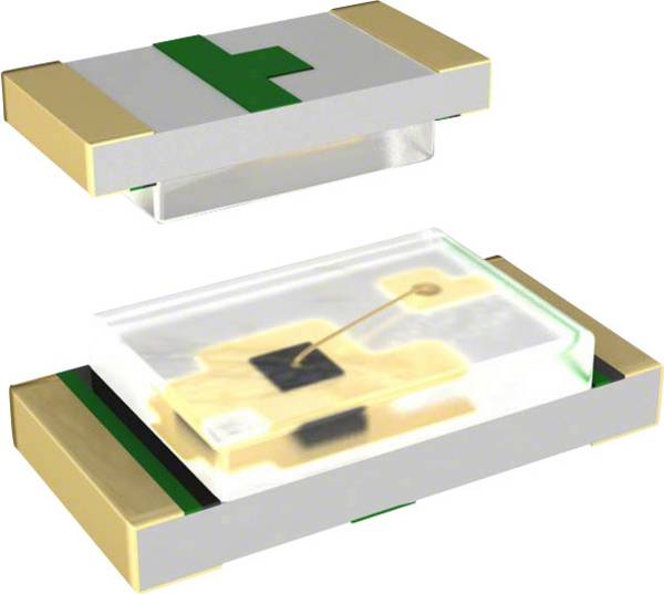 Lite-On LTST-C193KRKT-5A SMD LED 1608 červená 26.05 mcd 130 ° 5 mA 2 V