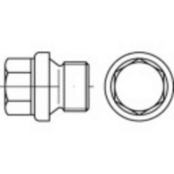 TOOLCRAFT  TO-9988902 záverné skrutky 1 1/2 Zoll   DIN 910   nerezová ocel A4 5 ks