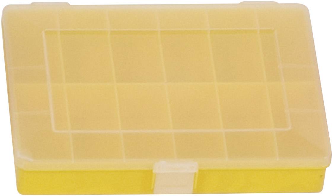 Hünersdorff krabička na drobné súčiastky, (d x š x v) 250 x 180 x 45 mm, Priehradiek: 12, pevné rozčlenenie, 1 ks