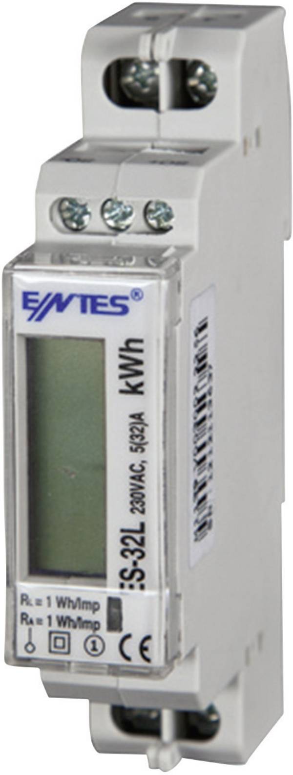ENTES ES-32L MID digitálne/y jednofázový elektromer, 32 A, úředně schválený: áno, 1 ks