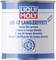 Dóza s potlačou 'LIQUI MOLY LM 47 DLHODOBO PÔSOBIACI TUKU', modrý text na bielom pozadí, obsahuje dlhodobo priľnavý mazací tuk.