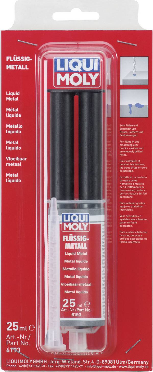 Liqui Moly Flüssigmetall dvojzložkové lepidlo 6193 25 ml