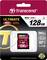 Transcend SDXC pamäťová karta, 128 GB kapacita, UHS-I, rýchlosť 600x, vhodná pre Full HD nahrávky, trieda 10.
