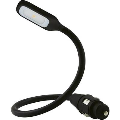 Flexibilné, čierne LED svetlo s podlhovastým tvarom, ktoré je pripojené k adaptéru rukojeti. Ideálne pre cielenú ilumináciu.