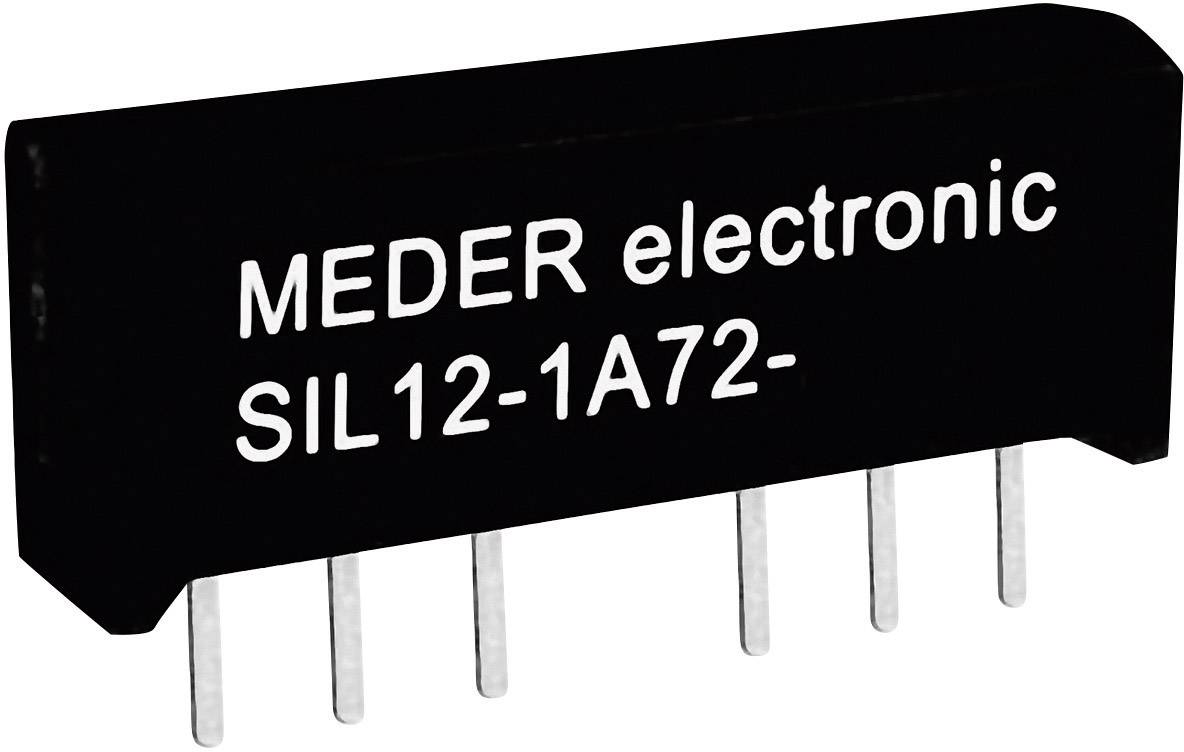 StandexMeder Electronics SIL12-1A72-71D Reedrelais 1x NO 12 V/DC 0.5 A 10 W SIL-4 afbeelding