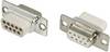 MH Connectors MHDBC09SS-NW D-SUB zásuvková lišta 180 ° Pólov: 9 krimpované 1 ks