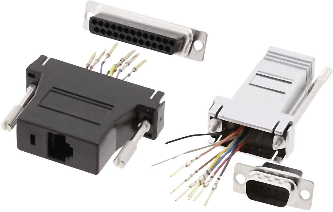 MH Connectors DA9-SMJ8-K-RC Adattatore SUB-D Presa SUB-D a 9 poli - Presa RJ45 1 pz.