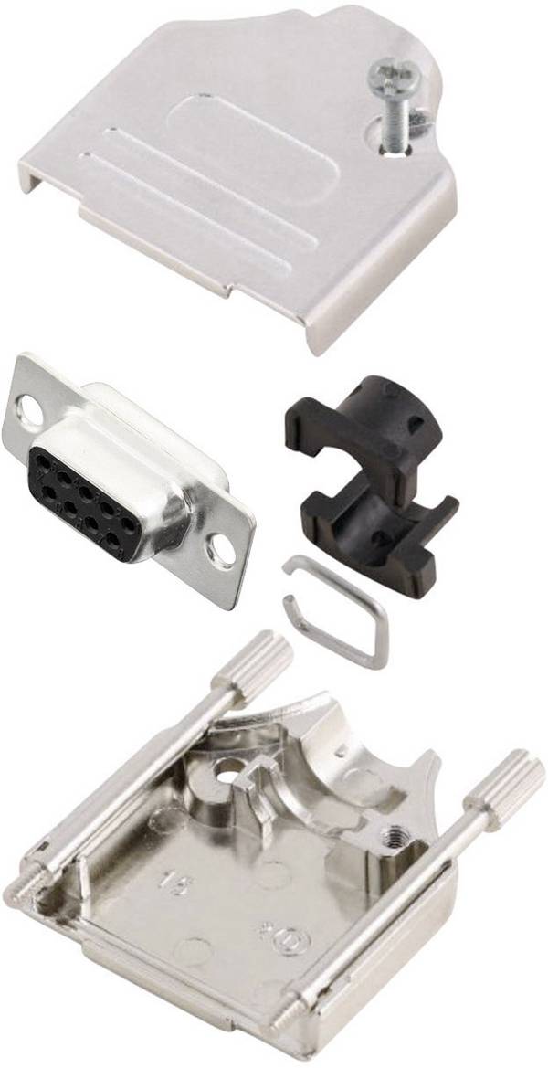 MH Connectors  MHDTZK9-DB9S-K sada D-SUB zásuvková lišta 180 ° Pólov: 9 spájkovaný 1 ks