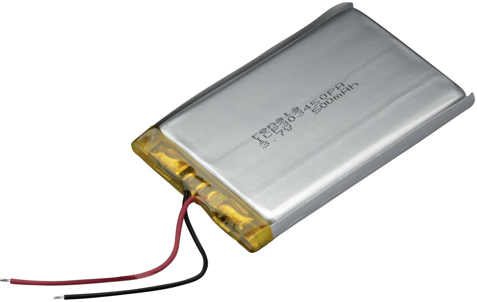 Renata ICP303450PA Batteria ricaricabile speciale Prismatica con cavo LiPo 3.7 V 500 mAh