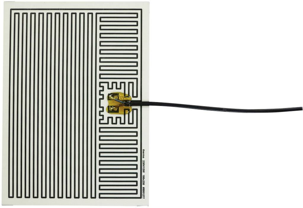 Thermo TECH 2145404 2145404 tepelná fólia, 40 °C, 15 W, IPX4, (d x š) 250 mm x 180 mm
