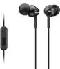 Sony MDR-EX110AP štupľové slúchadlá (In Ear) káblové, MDREX110APB.CE7, stereo, čierna