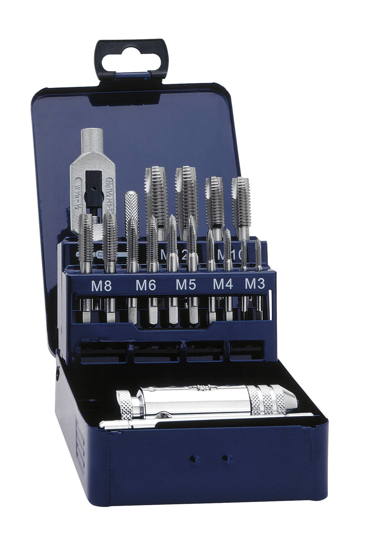 Eventus by Exact 20331 KIT maschi per filettare 16 parti metrica Taglio destrorso DIN 352 HSS 1 KIT