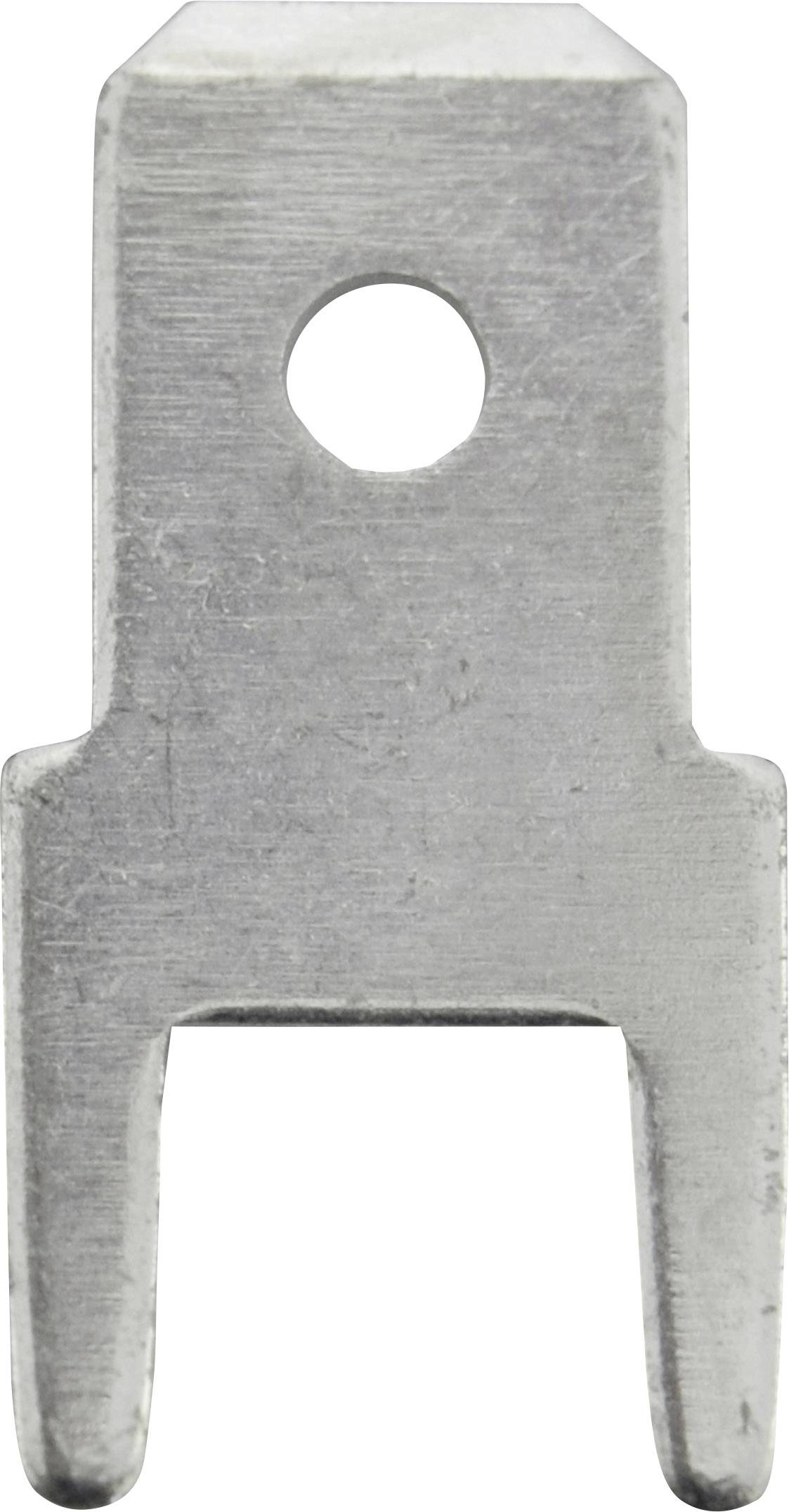 Vogt Verbindungstechnik 382508.28 Plug-tong Insteekbreedte: 4.8 mm Insteekdikte: 0.8 mm 180 &deg; Onge&iuml;soleerd Metaal 100 stuk(s)