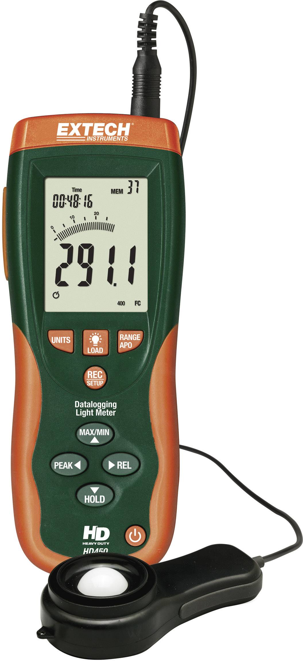 Luxmetro Luxmetro Extech HD450 400 - 400 000 lx