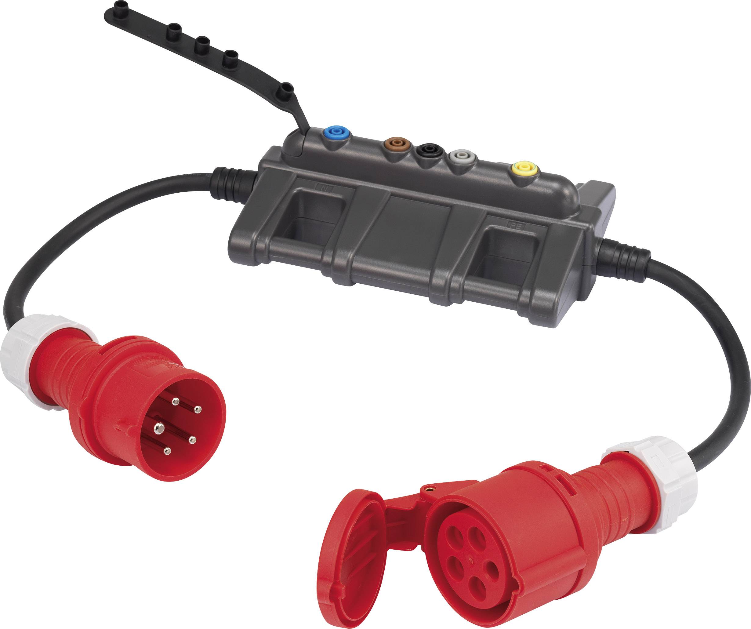 VOLTCRAFT DLA-3L 32 Adattatore per misurazioni CEE 32 A - CEE 32 A