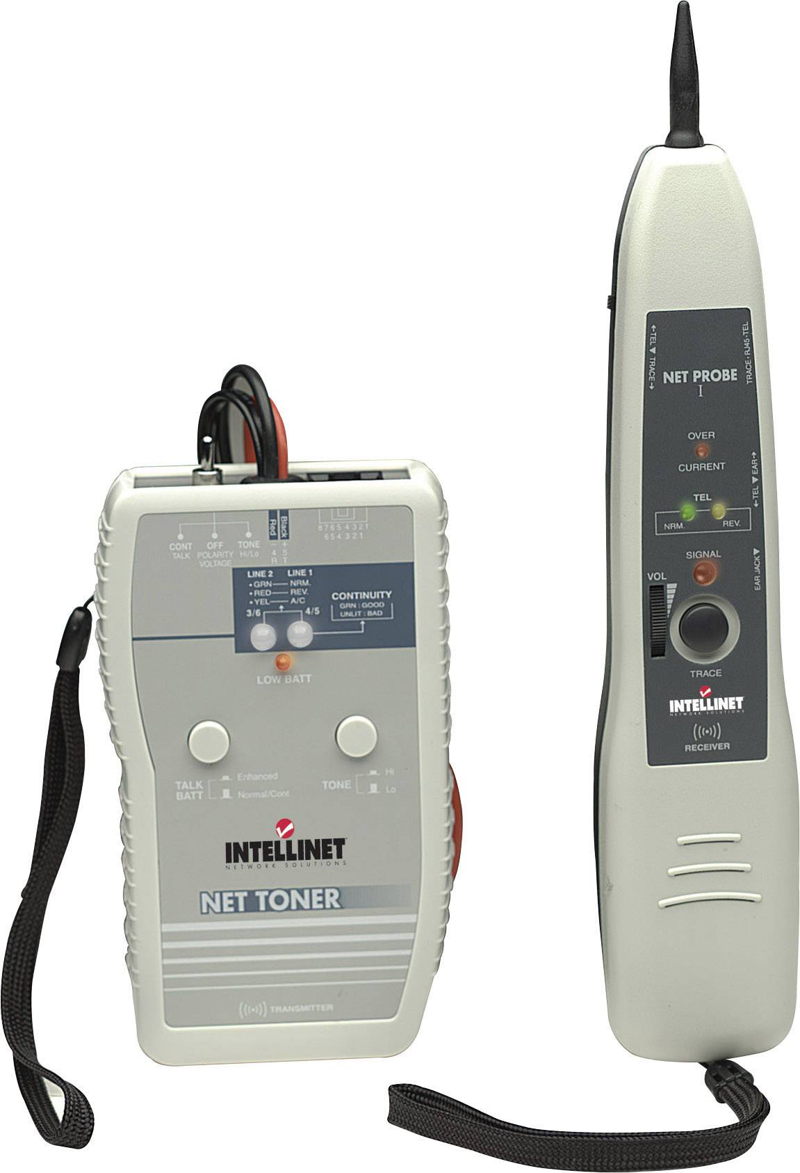 Intellinet 515566 Tester di rete Adatto per (Specifiche di rete (CAT)): CAT 6A, CAT 6, CAT 5e, CAT 5, CAT 4, CAT 3