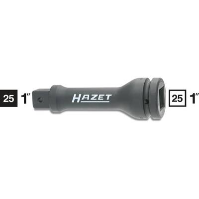 Veľký adaptér od 'Hazet' s 1-palcovými prípojkami na oboch koncoch, vhodný na prepojenie dielov náradia alebo nástavcov skrutkovača.