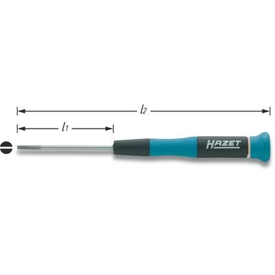Hazet pre elektroniku a jemnú mechaniku skrutkovač pre skrutky Microstix Šírka čepele: 2 mm Dĺžka drieku: 60 mm